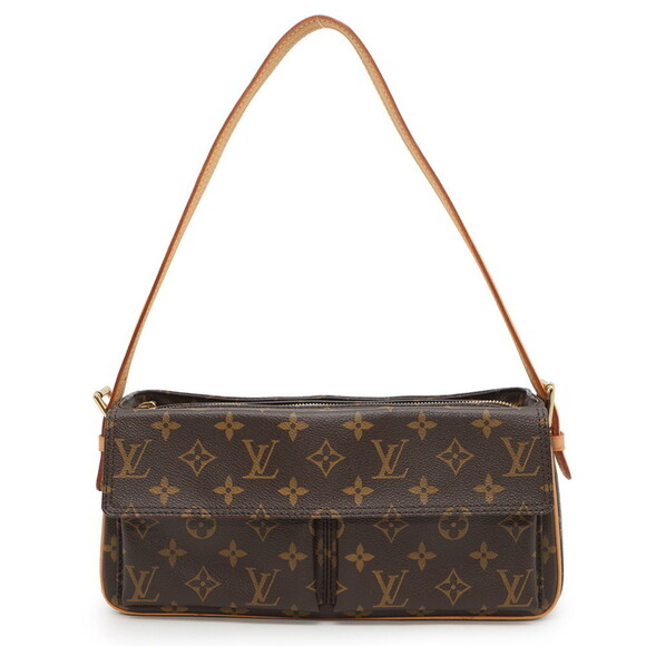 LOUIS VUITTON Red Monogram Shoulder Bag - Picture 1 of 14